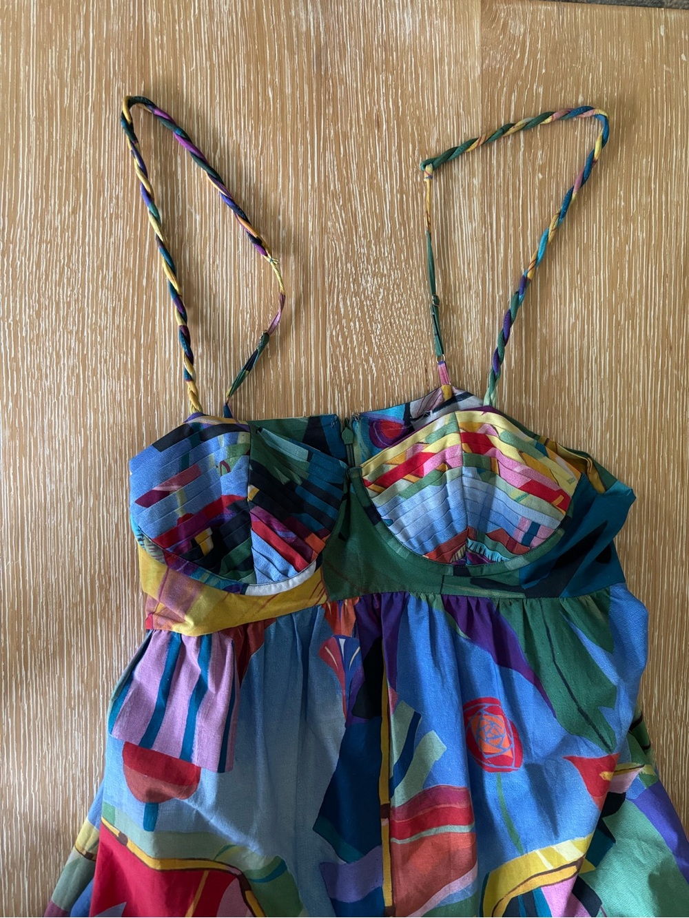 Farm Rio Vibrant Multicolor Tropical Maxi Dress - Picture 2 of 6
